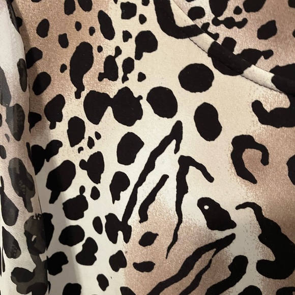 Style & Co 2X leopard print tunic bell sleeve - Picture 6 of 10